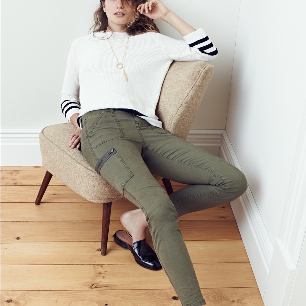 70% OFF MADEWELL - Waffle Striped Sweater